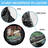 Historic Route 66 Highway Spare Tire Cover Main Street Of America Vintage Car