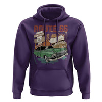 Historic Route 66 Highway Hoodie Main Street Of America Vintage Car