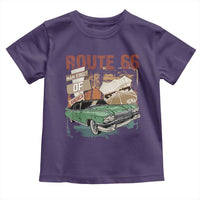 Historic Route 66 Highway Toddler T Shirt Main Street Of America Vintage Car