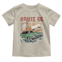 Historic Route 66 Highway Toddler T Shirt Main Street Of America Vintage Car