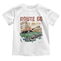 Historic Route 66 Highway Toddler T Shirt Main Street Of America Vintage Car