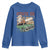 Historic Route 66 Highway Youth Sweatshirt Main Street Of America Vintage Car