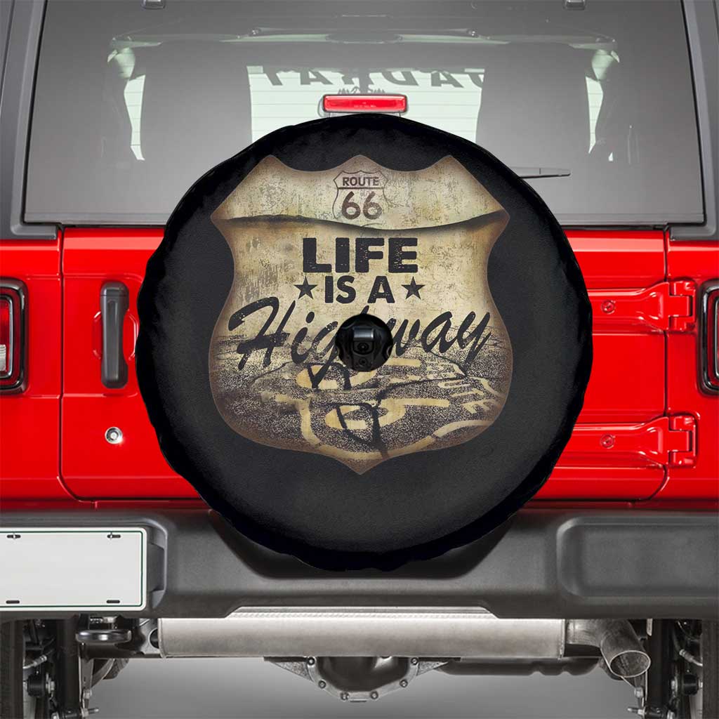 Life Is A Highway Road Trip Spare Tire Cover