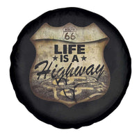 Life Is A Highway Road Trip Spare Tire Cover