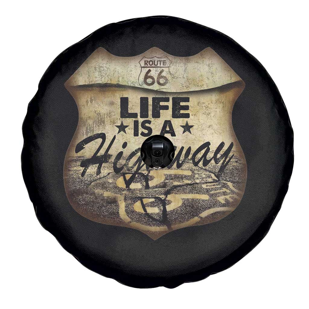 Life Is A Highway Road Trip Spare Tire Cover