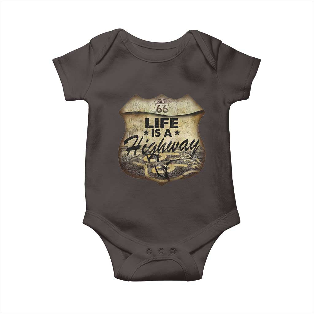 Life Is A Highway Road Trip Baby Onesie