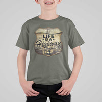 Life Is A Highway Road Trip T Shirt For Kid