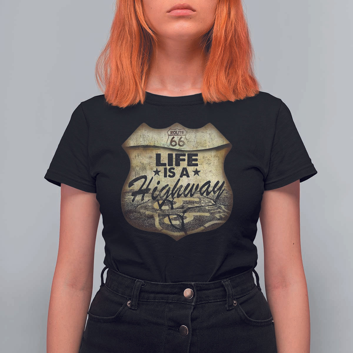 Life Is A Highway Road Trip T Shirt For Women