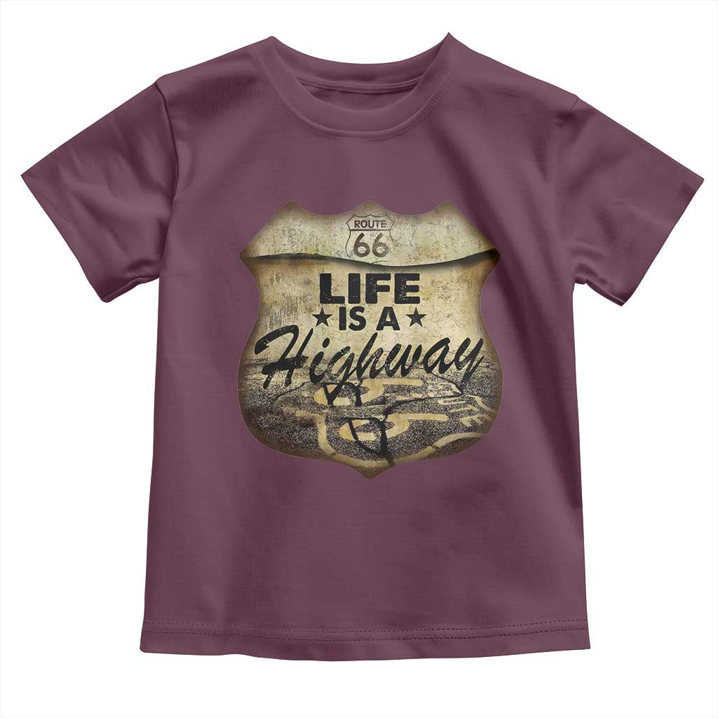 Life Is A Highway Road Trip Toddler T Shirt