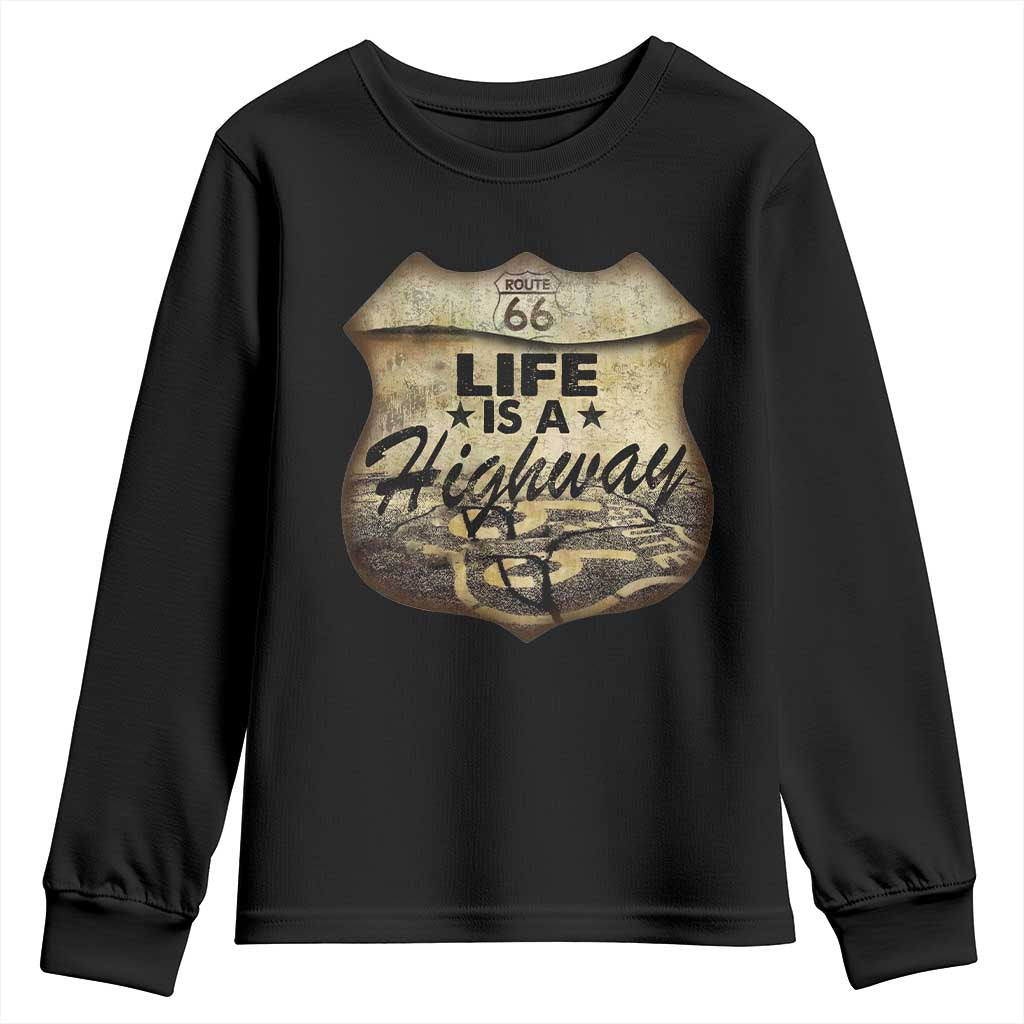 Life Is A Highway Road Trip Youth Sweatshirt
