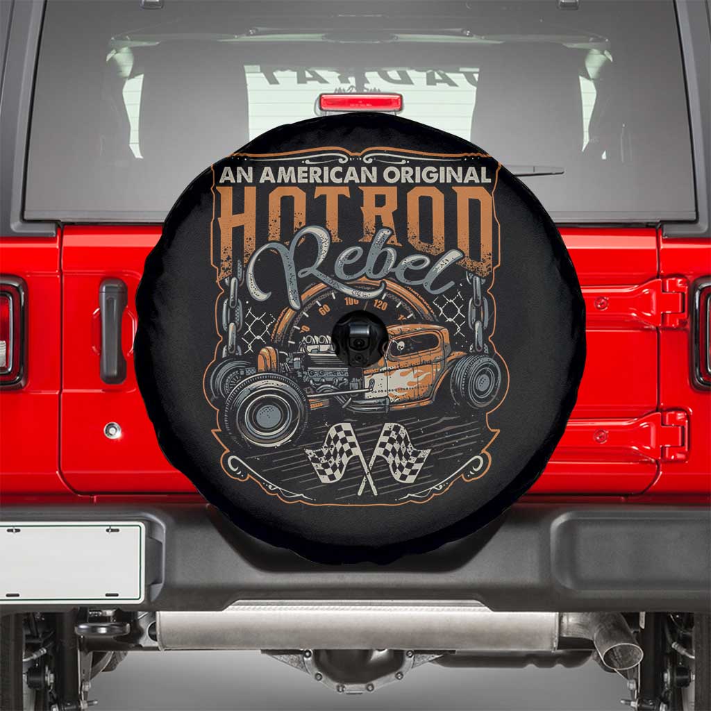 Vintage Hotrod Hot Rodder Spare Tire Cover