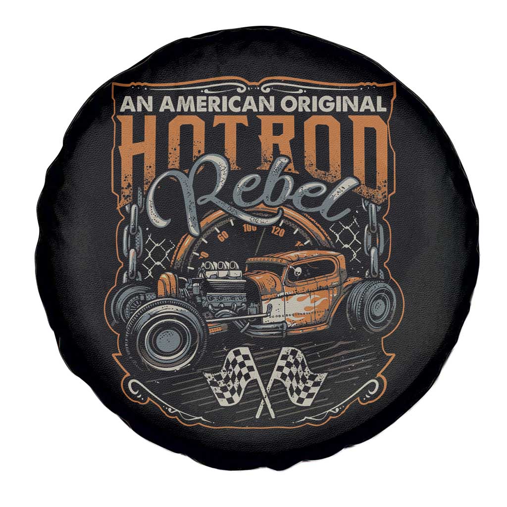 Vintage Hotrod Hot Rodder Spare Tire Cover