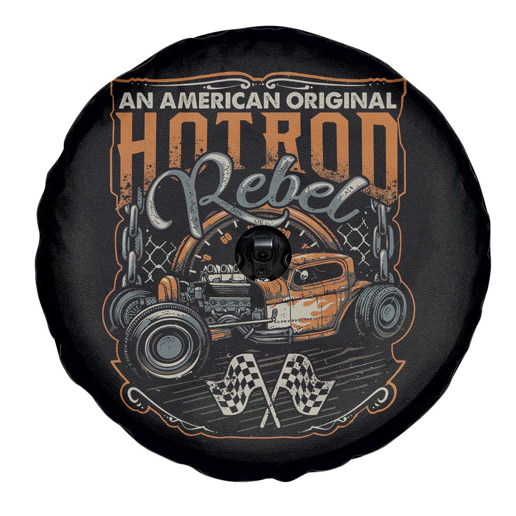 Vintage Hotrod Hot Rodder Spare Tire Cover
