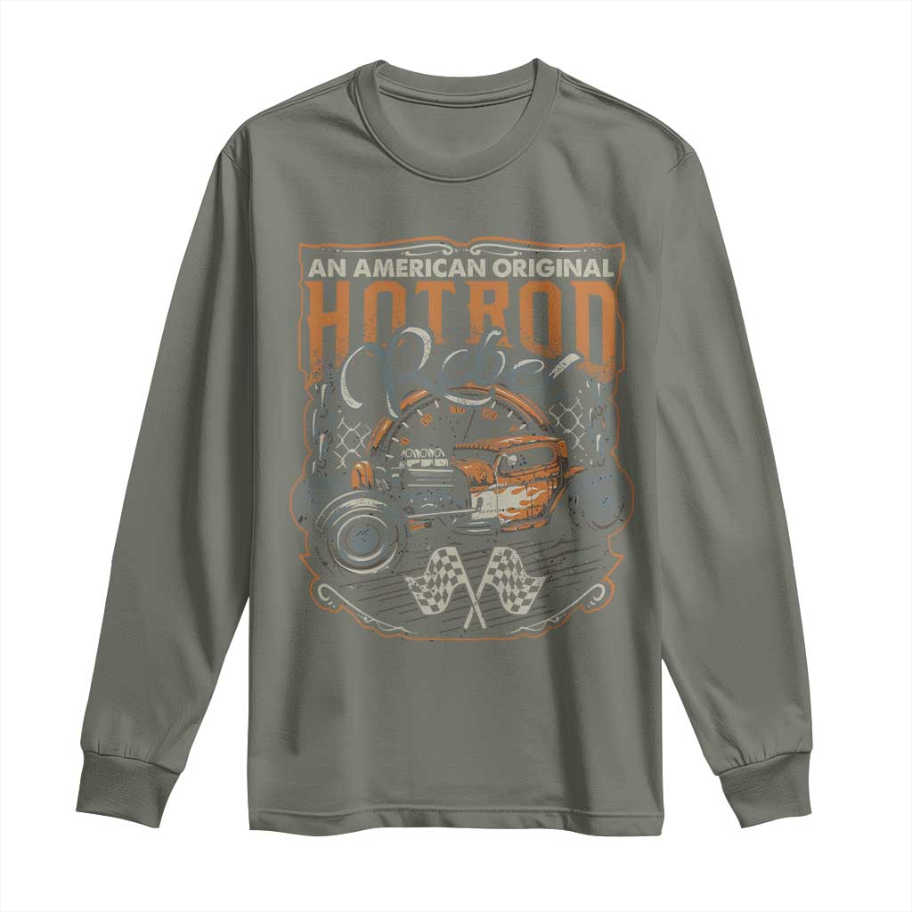 Vintage Hotrod Hot Rodder Long Sleeve Shirt