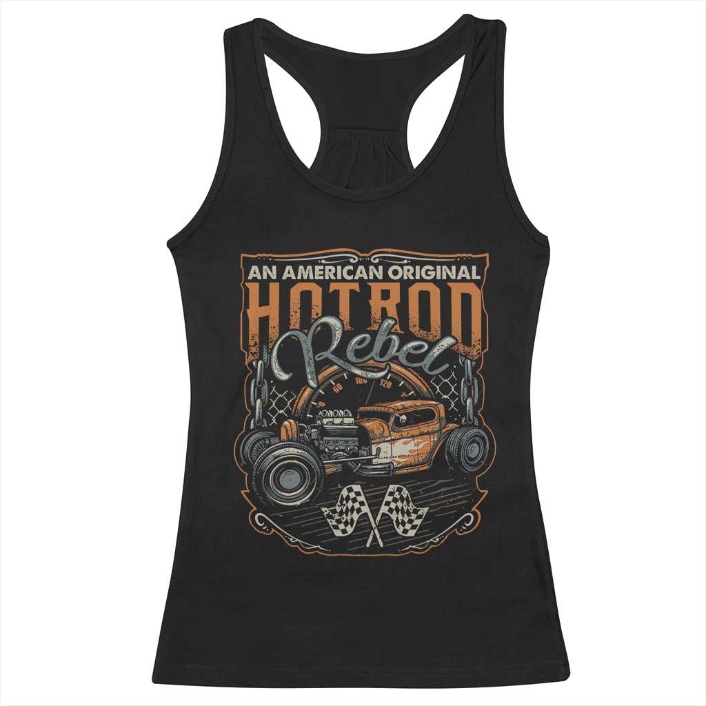 Vintage Hotrod Hot Rodder Racerback Tank Top