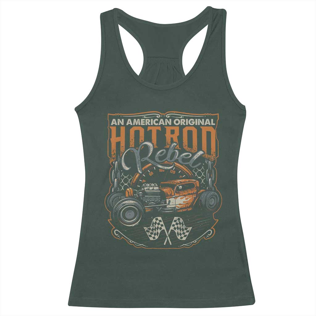 Vintage Hotrod Hot Rodder Racerback Tank Top