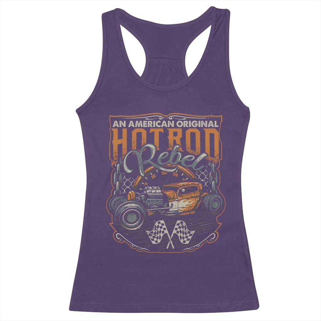 Vintage Hotrod Hot Rodder Racerback Tank Top