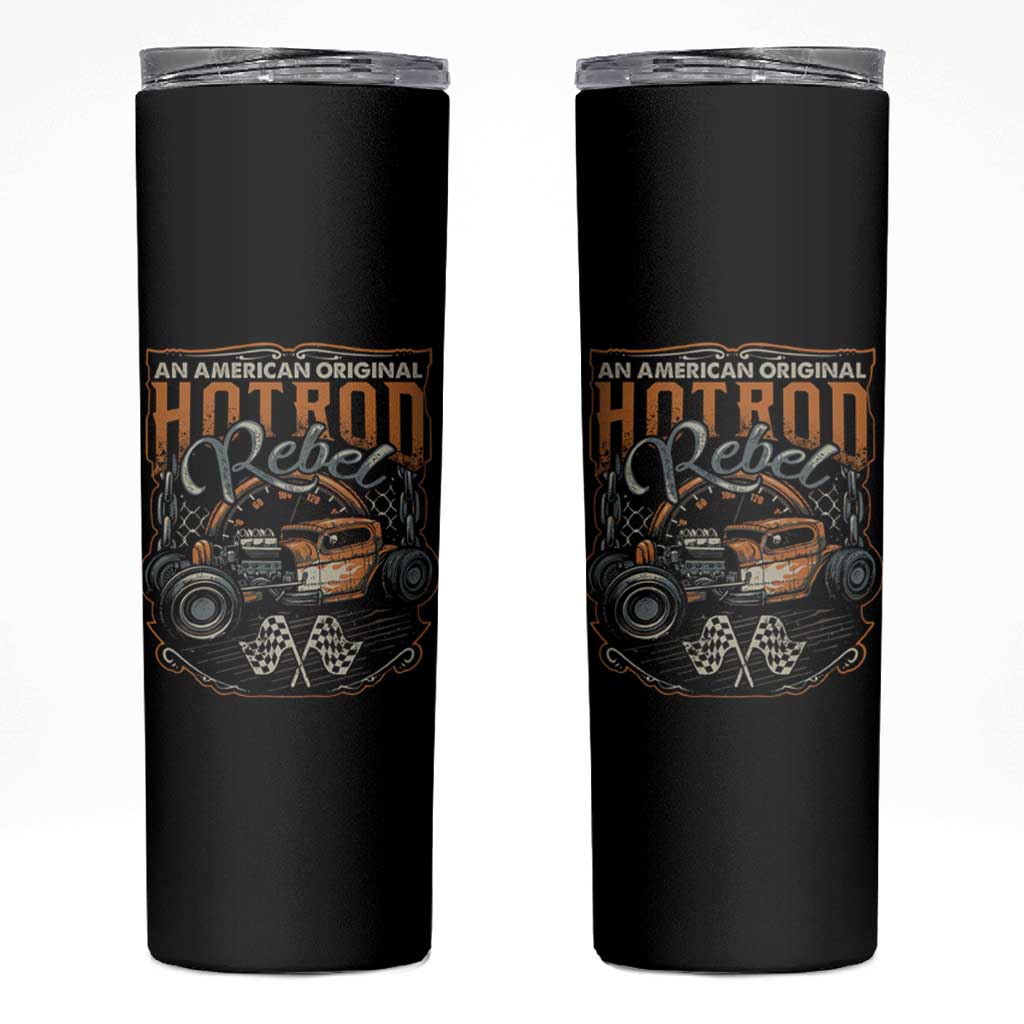 Vintage Hotrod Hot Rodder Skinny Tumbler
