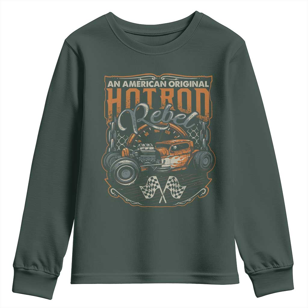 Vintage Hotrod Hot Rodder Youth Sweatshirt