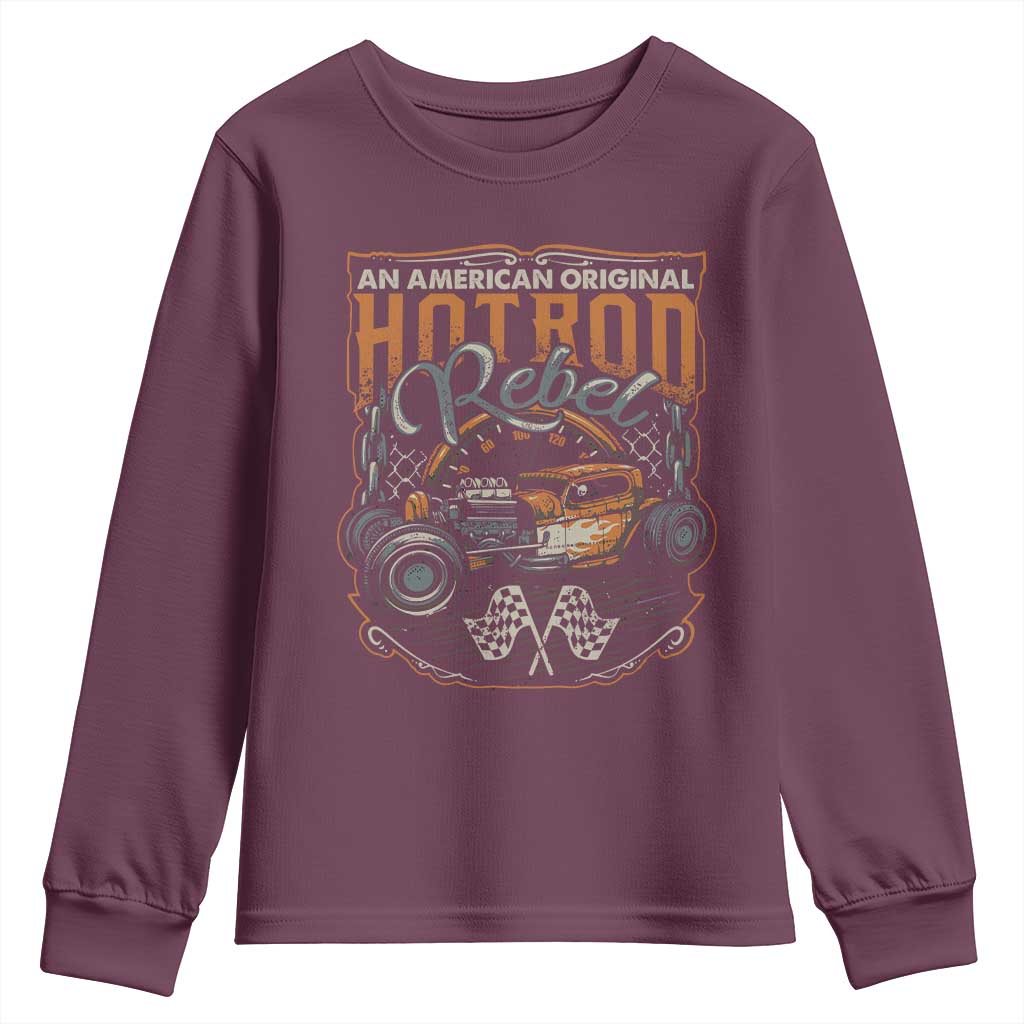 Vintage Hotrod Hot Rodder Youth Sweatshirt