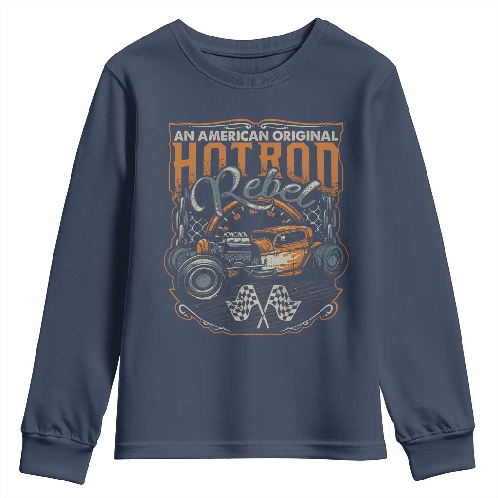 Vintage Hotrod Hot Rodder Youth Sweatshirt