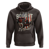 Vintage Hotrod Hot Rodder Hoodie It's Not Bought Its Built