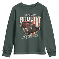 Vintage Hotrod Hot Rodder Youth Sweatshirt It's Not Bought Its Built