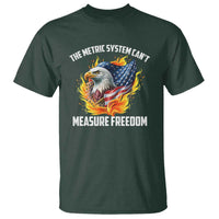 The Metric System Can't Measure Freedom T Shirt Eagle USA Flag - Wonder Print Shop