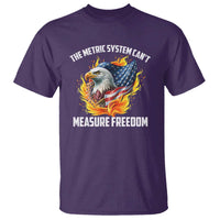 The Metric System Can't Measure Freedom T Shirt Eagle USA Flag - Wonder Print Shop