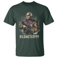 Funny George Washington T Shirt Patriotic What Is A Kilometer 4th Of July - Wonder Print Shop