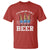 Funny American Drinking T Shirt It's A Bad Day To Be A Beer 4th Of July - Wonder Print Shop