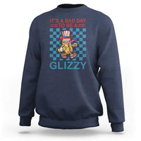 Funny 4th Of July Sweatshirt Its A Bad Day To Be A Glizzy Hot Dog - Wonder Print Shop