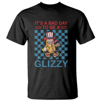 Funny 4th Of July T Shirt Its A Bad Day To Be A Glizzy Hot Dog - Wonder Print Shop