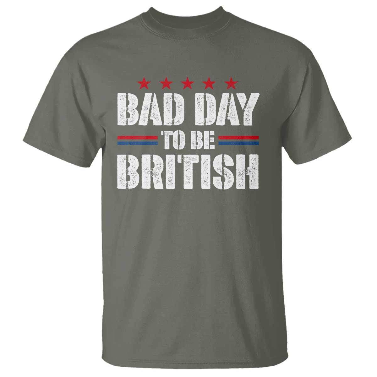 Funny 4th Of July T Shirt Bad Day To Be British - Wonder Print Shop