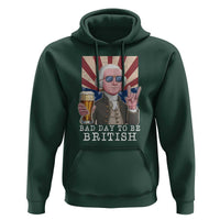 Funny George Washington Hoodie Bad Day To Be British 4th Of July - Wonder Print Shop