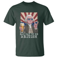 Funny George Washington T Shirt Bad Day To Be British 4th Of July - Wonder Print Shop