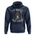 Funny 4th Of July Hoodie Feral But Free Raccoon American Flag - Wonder Print Shop