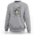 Funny 4th Of July Sweatshirt Feral But Free Raccoon American Flag - Wonder Print Shop