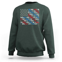 Funny 4th Of July Sweatshirt You Dont Have No Whistlin Bungholes - Wonder Print Shop