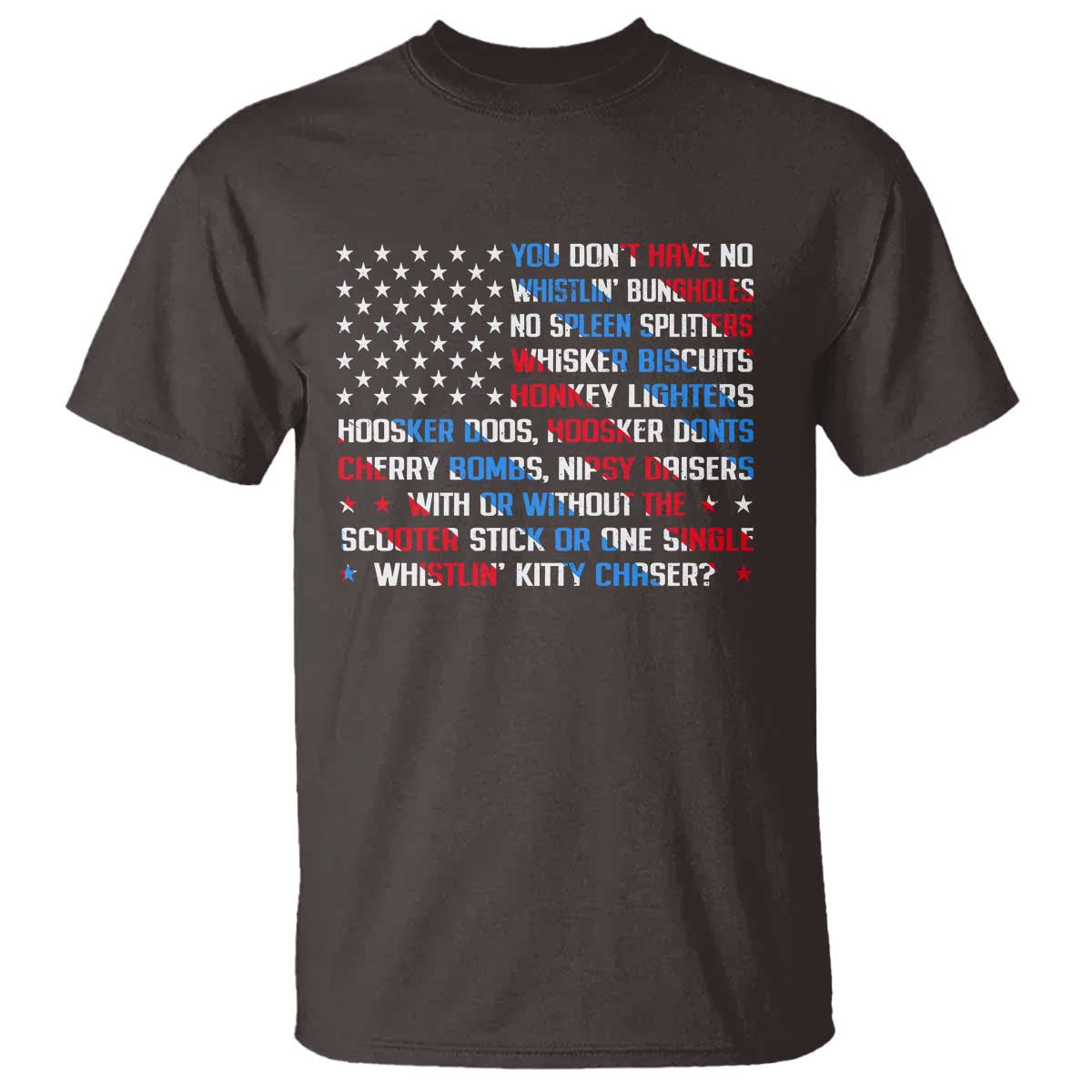 Funny 4th Of July T Shirt You Dont Have No Whistlin Bungholes - Wonder Print Shop