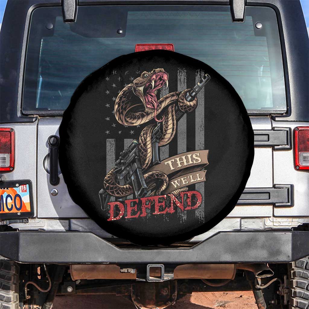 American Patriotic This We'll Defend Spare Tire Cover