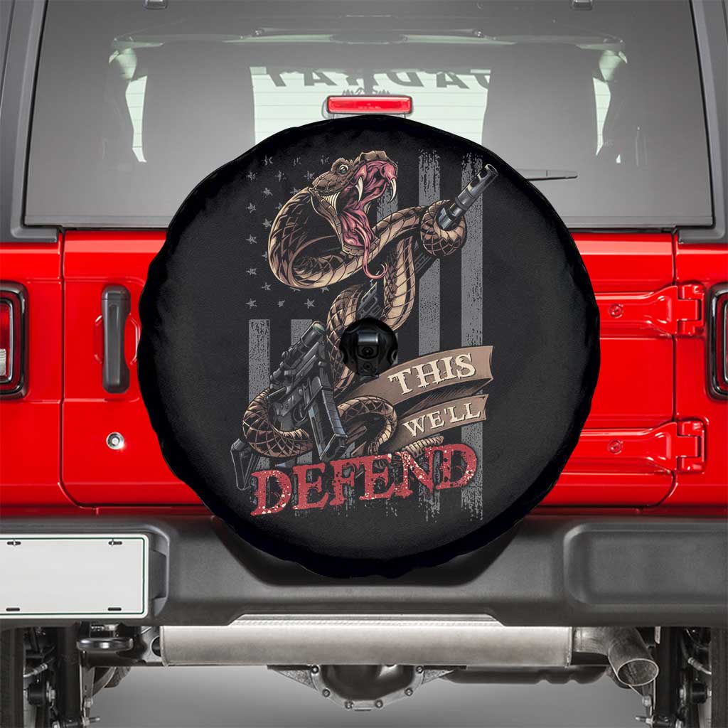American Patriotic This We'll Defend Spare Tire Cover