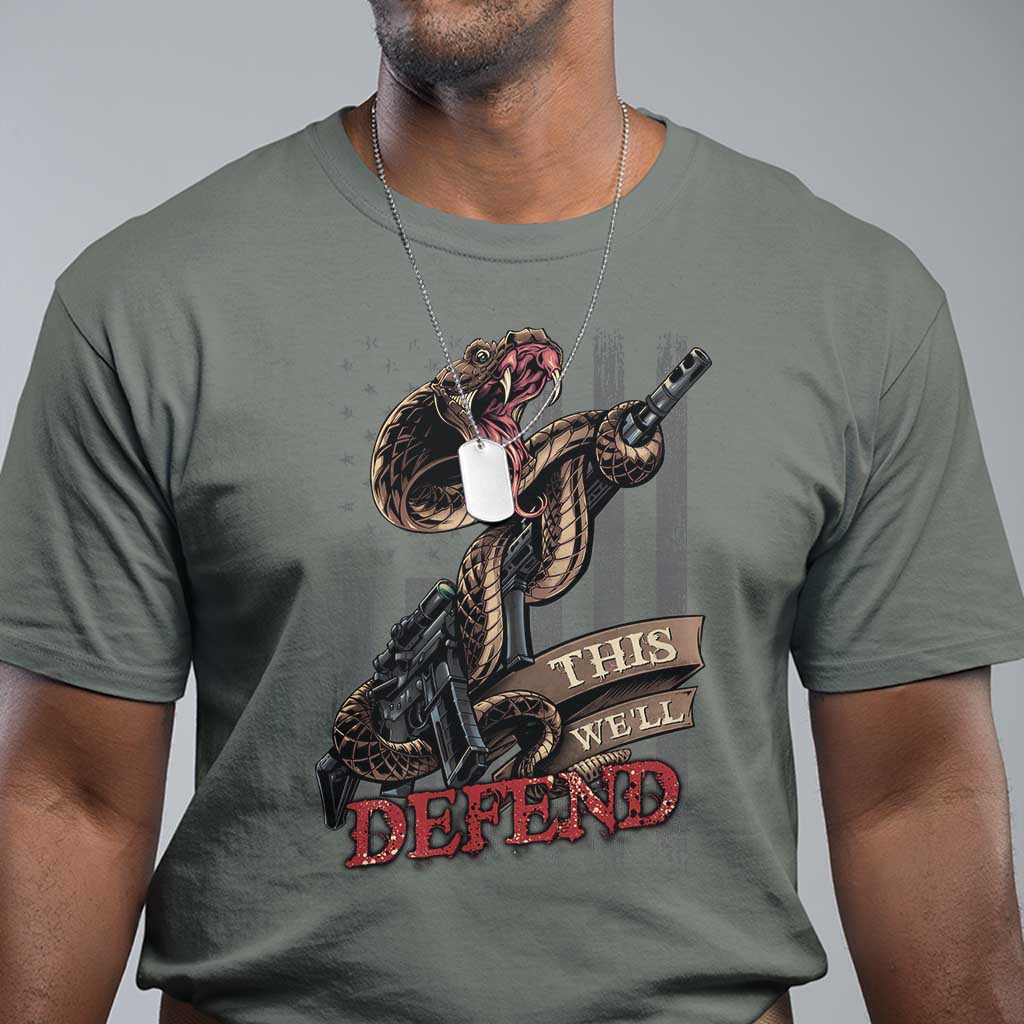 American Patriotic This We'll Defend T Shirt - Wonder Print Shop