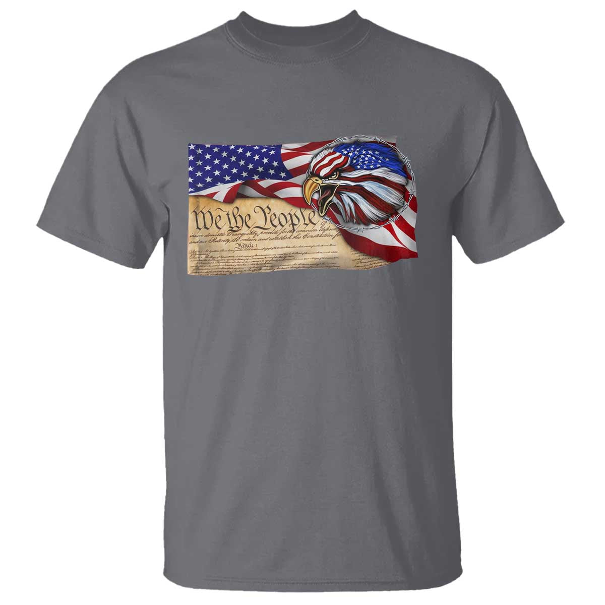 American Patriotic We The People Eagle T Shirt - Wonder Print Shop