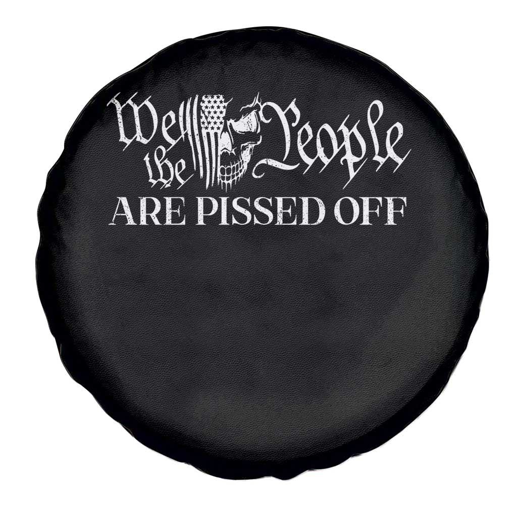 American Patriotic Spare Tire Cover We the People Are Pissed Off