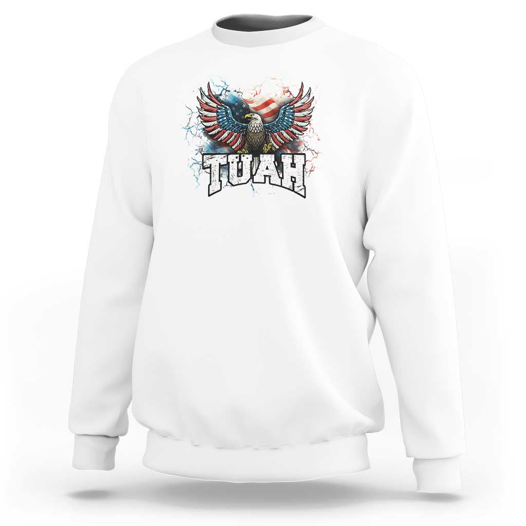 Hawk Tuah Cool America Ealge Sweatshirt - Wonder Print Shop