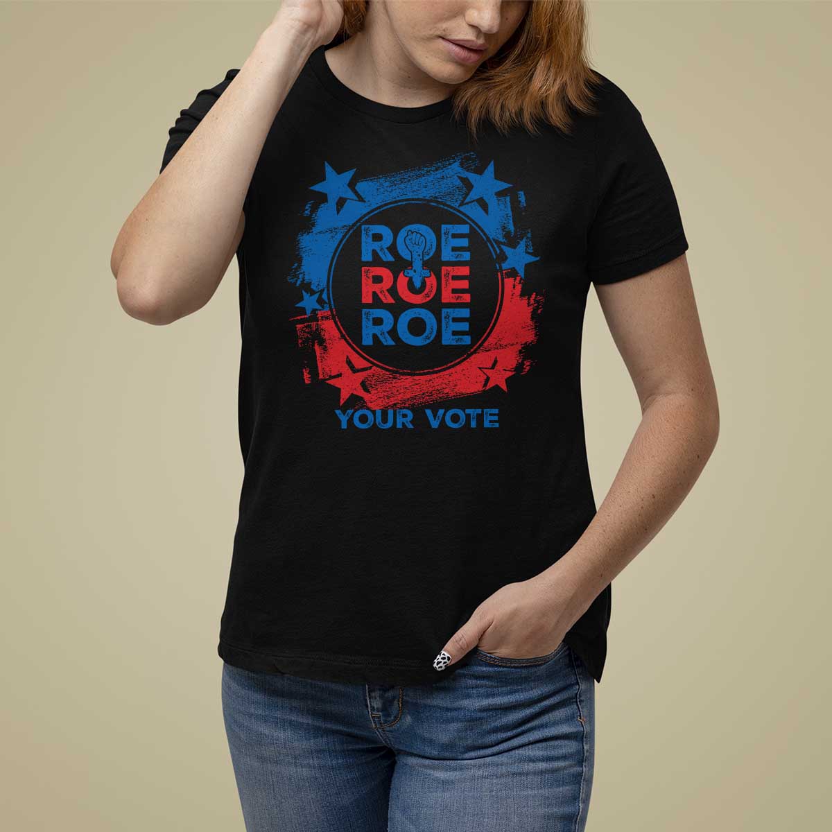 Abortion Rights T Shirt For Women Roe Your Vote Pro Choice Feminist - Wonder Print Shop