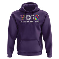 Vote Like Ruth Sent You Funny Feminist Lgbt Pride Hoodie - Wonder Print Shop
