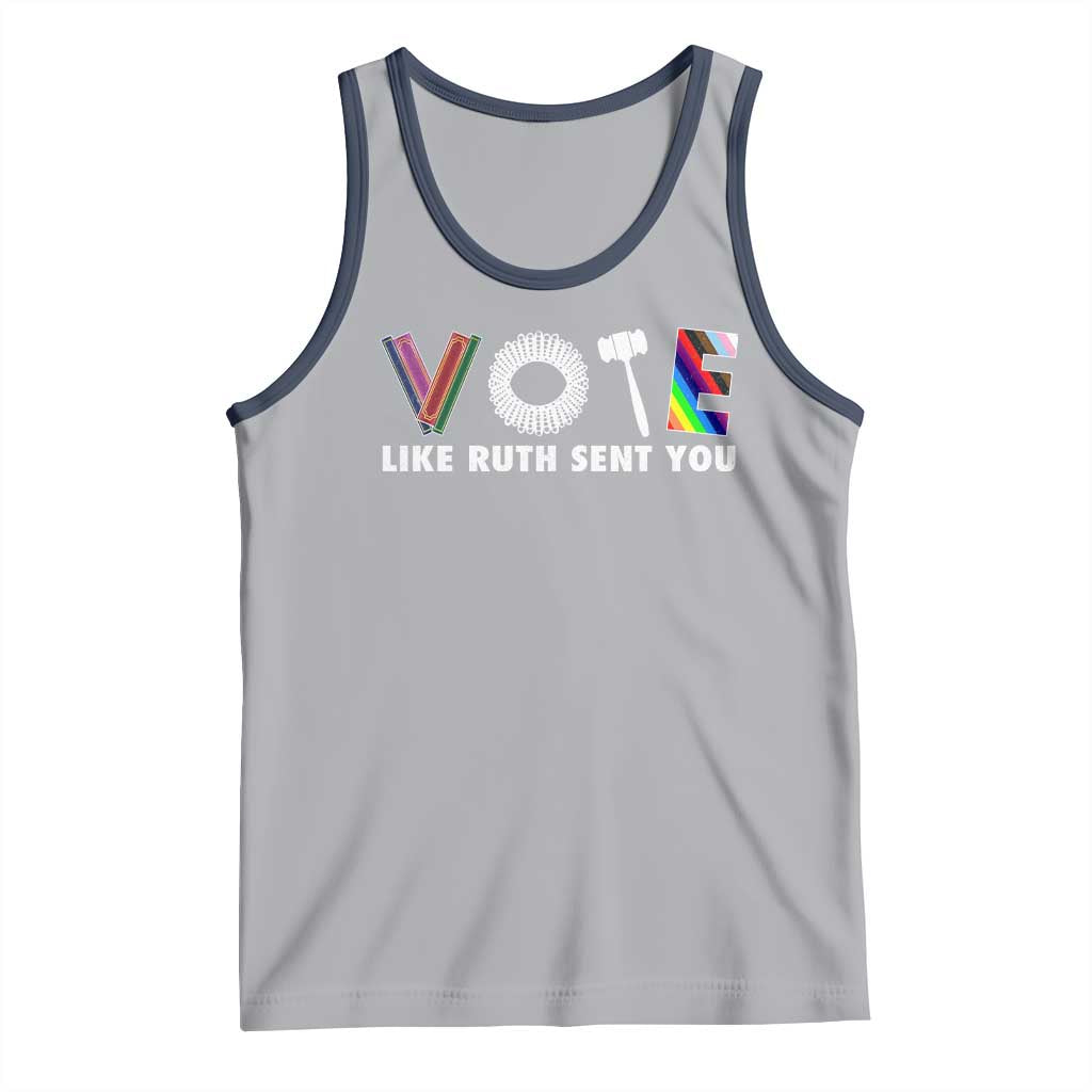 Vote Like Ruth Sent You Funny Feminist Lgbt Pride Tank Top
