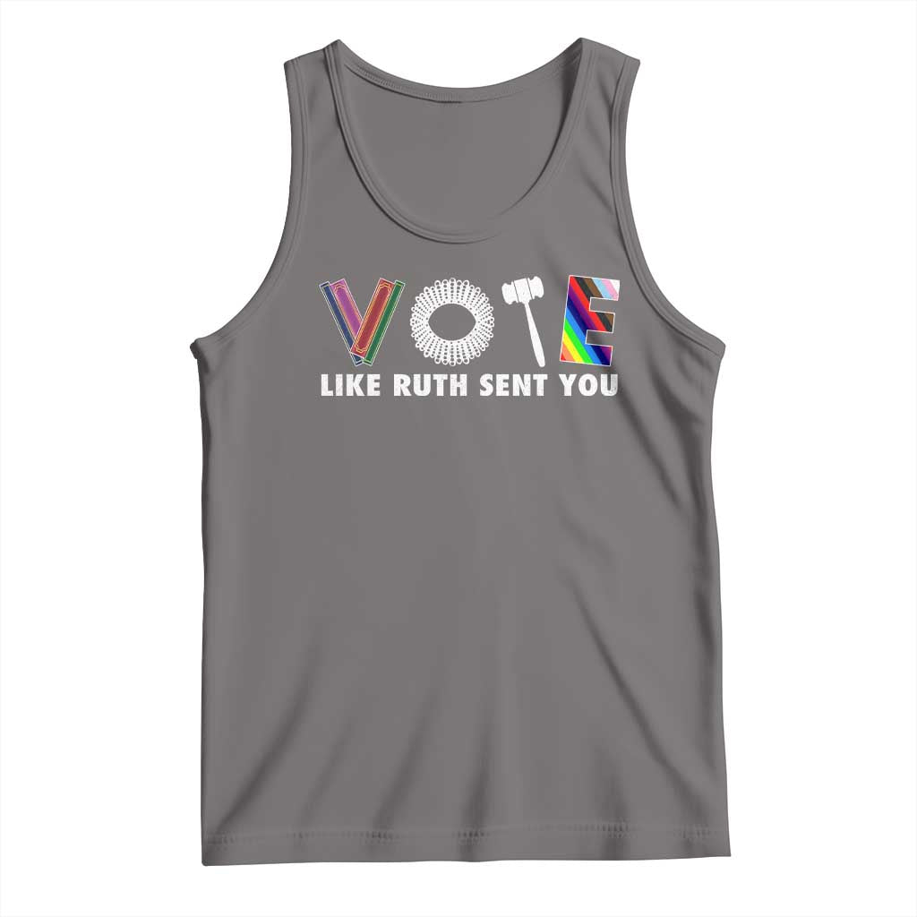 Vote Like Ruth Sent You Funny Feminist Lgbt Pride Tank Top
